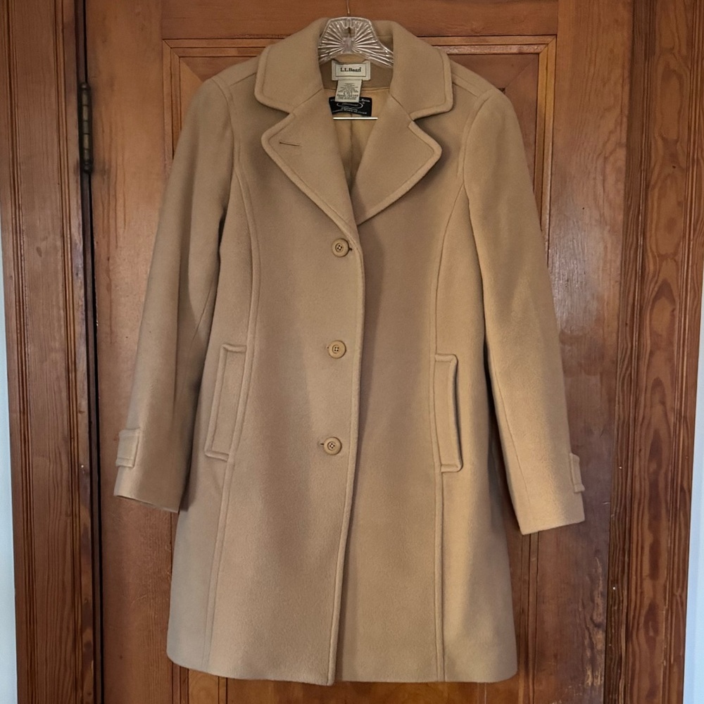 L.L.Bean Classic Lambswool Polo Coat